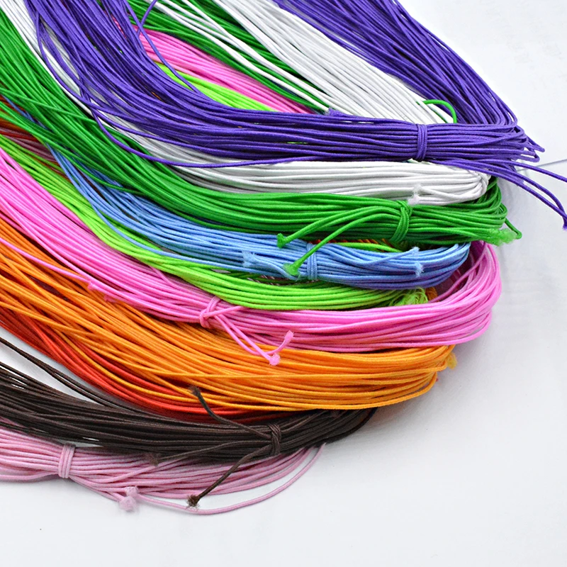 NEW 0.8MM Choice 12 Colors Stretchy Elastic Rope String Line Cord Beading Beads DIY for Jewelry Making Bracelet&Necklace