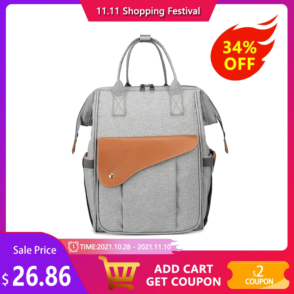 

Сумка для подгузников, вместительная, многофункциональная, водонепроницаемая