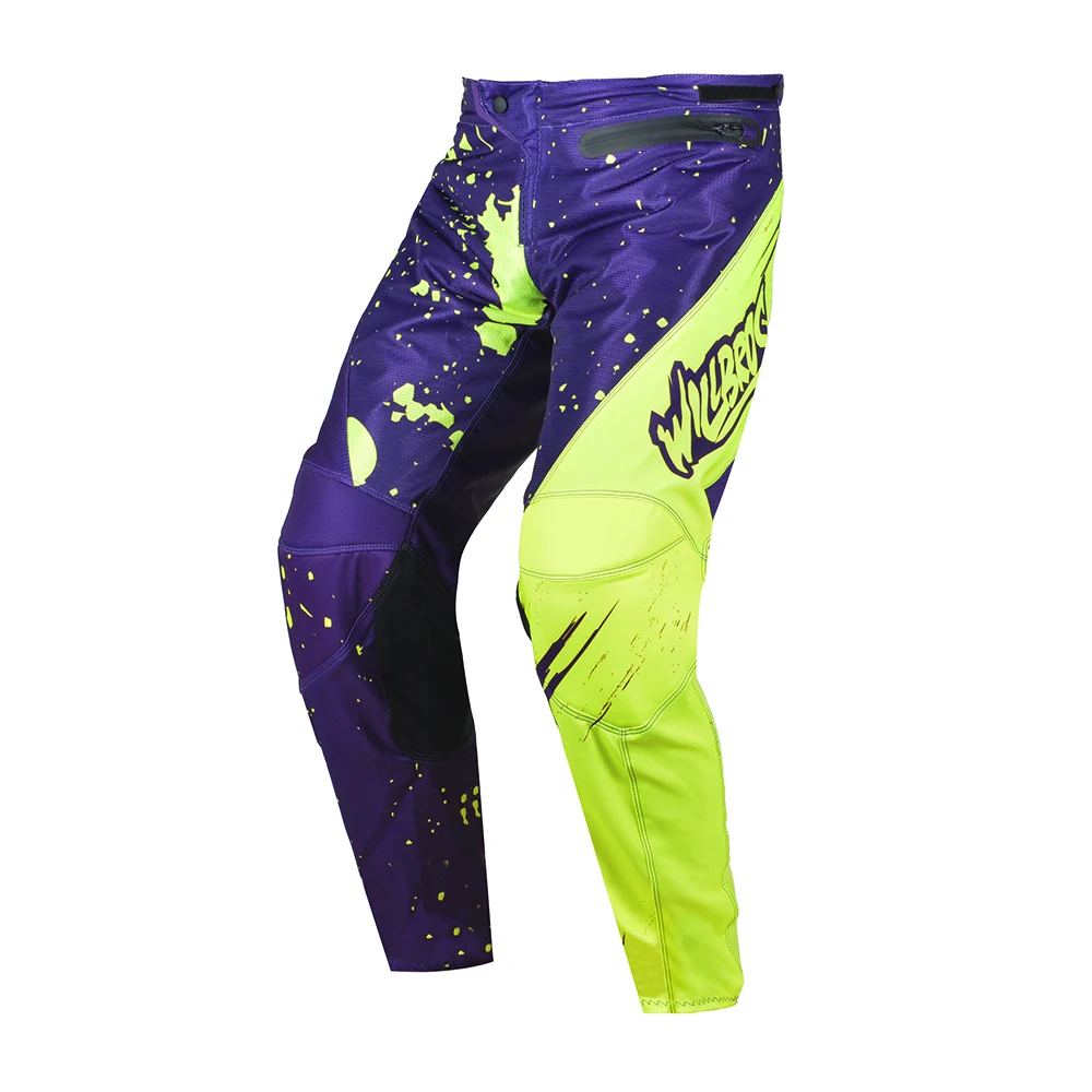 

Motocross Sprint Race Pants MX MTB BMX Dirt Downhill Bike Offroad Trousers Street Moto Fluorescence Pants Men