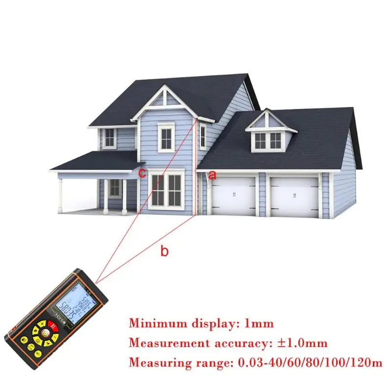 Ручной высокая точность инфракрасный лазерный дальномер профессиональные