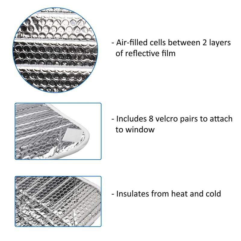 Светоотражающая Крышка для окон и дверей RV путешествий трейлеров
