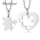 Mostyle серебряное ожерелье из нержавеющей стали в форме сердца для мужчин и женщин, свадебное ювелирное изделие, никогда не выцветает