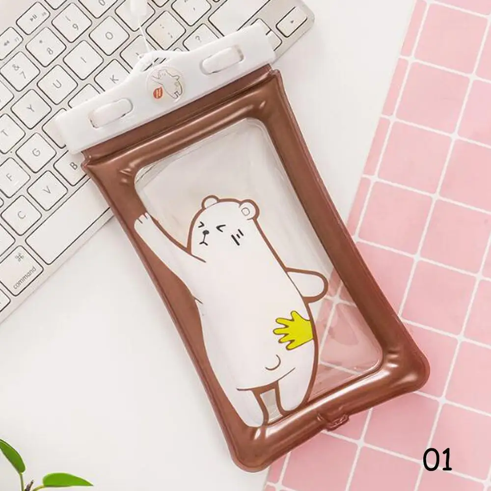 Универсальный для мобильного телефона сумка милый водонепроницаемый отпечаток