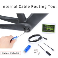 bicycle internal cable routing tool shift cable hydraulic wire inner cable guide with magnet bike tool kit