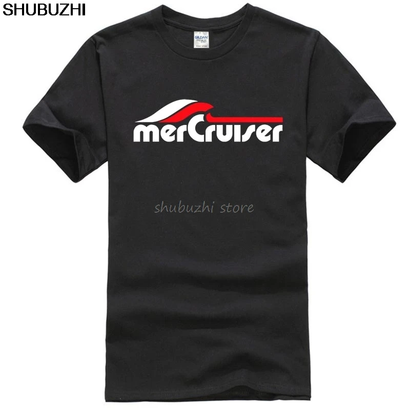 

Mercruiser Boating Boat Outboard New W Popular Tee T-Shirt men tshirt summer cotton tee-shirt male tees free shipping sbz1237