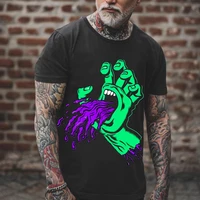 new big hand 3d printed t shirt summer mens urban trend personality short sleeved fashion casual o neck oversized t shirt 6xl