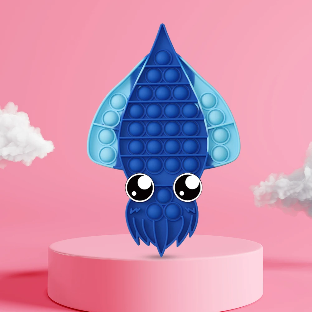 

Многоразовая большая пузырьковая антистрессовая игрушка для взрослых и детей, сенсорная игрушка, забавная силиконовая сенсорная игрушка д...