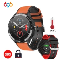 696 thermometer smart watch men women fitness wristband heart rate monitor bluetooth call smartwatch weather body temperature i