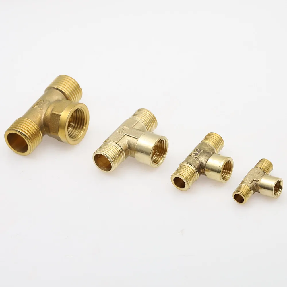 Коннектор-переходник для медных труб гнездовой разъем M/F/M 1/8 &quot1/4&quot 3/8 &quot1/2&quot BSP |