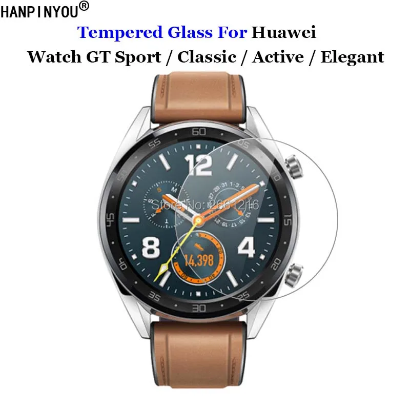 Для huawei Watch GT Sport/Classic/Active 46 мм/элегантный 42 мм Смарт-часы закаленное стекло 9H 2.5D Премиум Защитная пленка для экрана