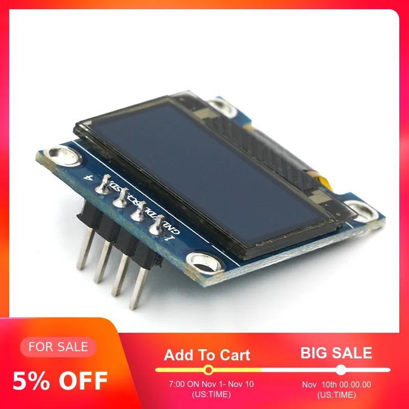 0 96 дюймов IIC Серийный желтый синий OLED дисплей модуль 128X64 IEC SSD1306 12864 плата с ЖК