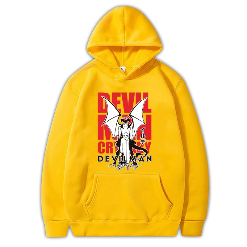 

2021 Men's Sweatshirts Couple Clothes Hoodies Anime Devilman Crybaby Dropshipping Men Clothing Tops Personality Oversize Hoody