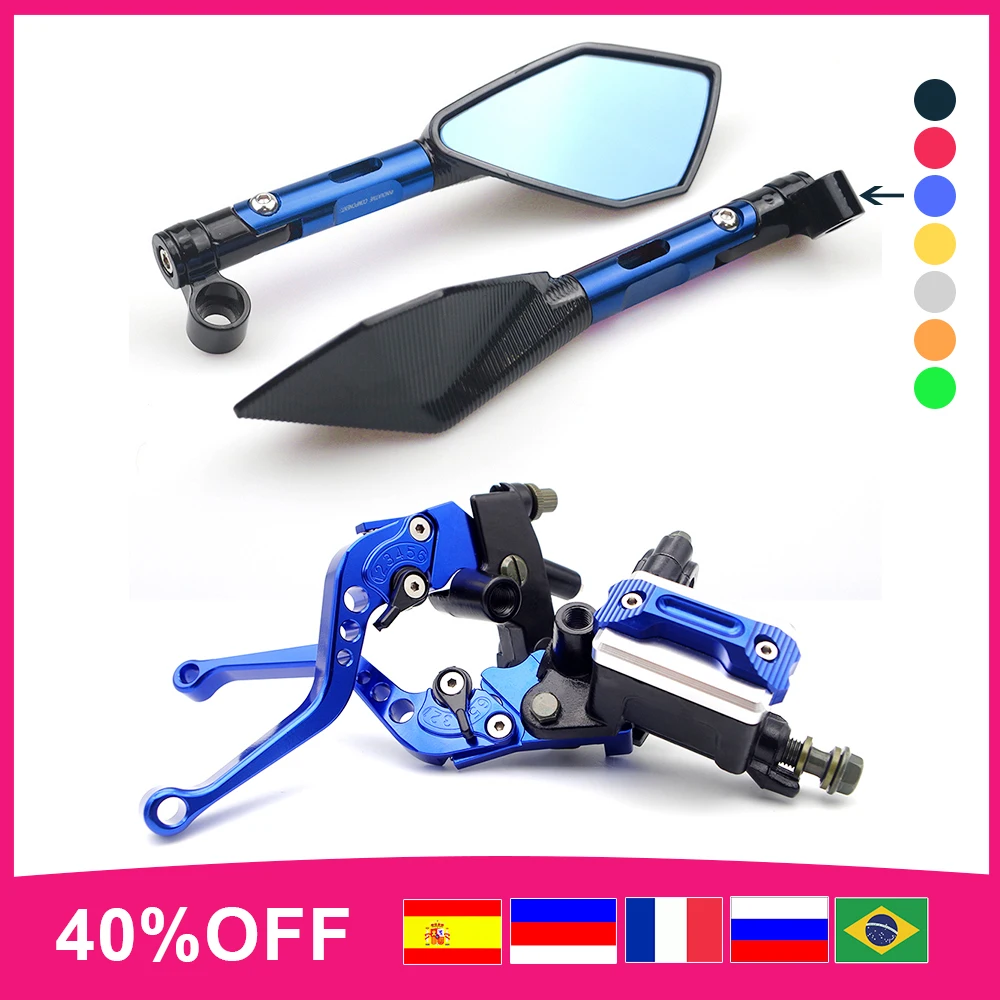 Универсальный 21 мм Мотоцикл с ЧПУ Pivot тормозные рычаги сцепления для honda shadow 600 nmax