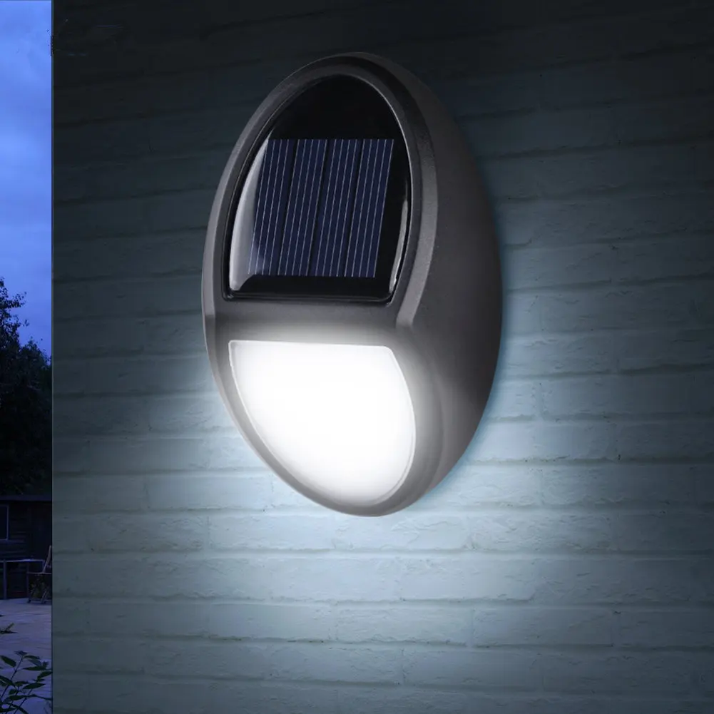 Уличный Солнечный настенный светильник 10 светодиодов садовый на солнечной