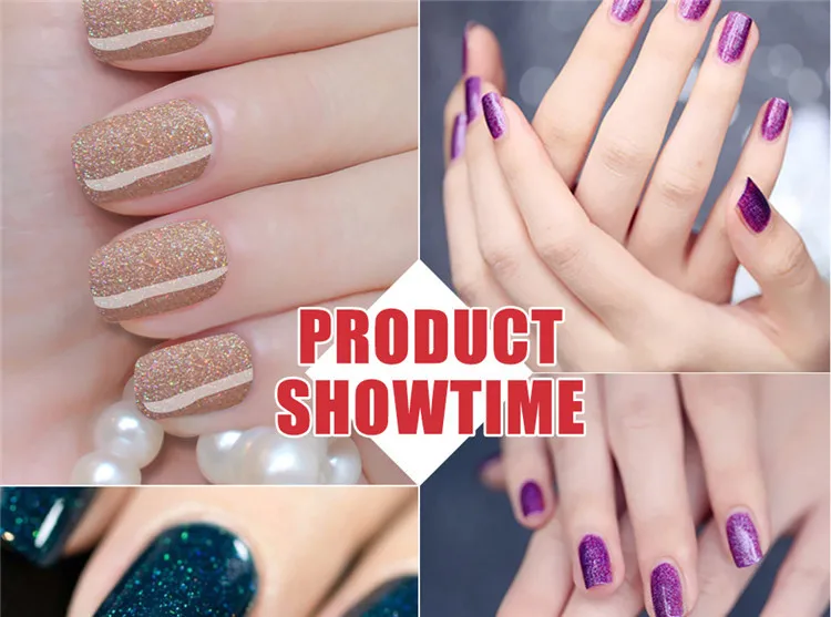 1 флакон 6 мл Лак для ногтей блестящий Блестящий лак полуперманентный Портативный