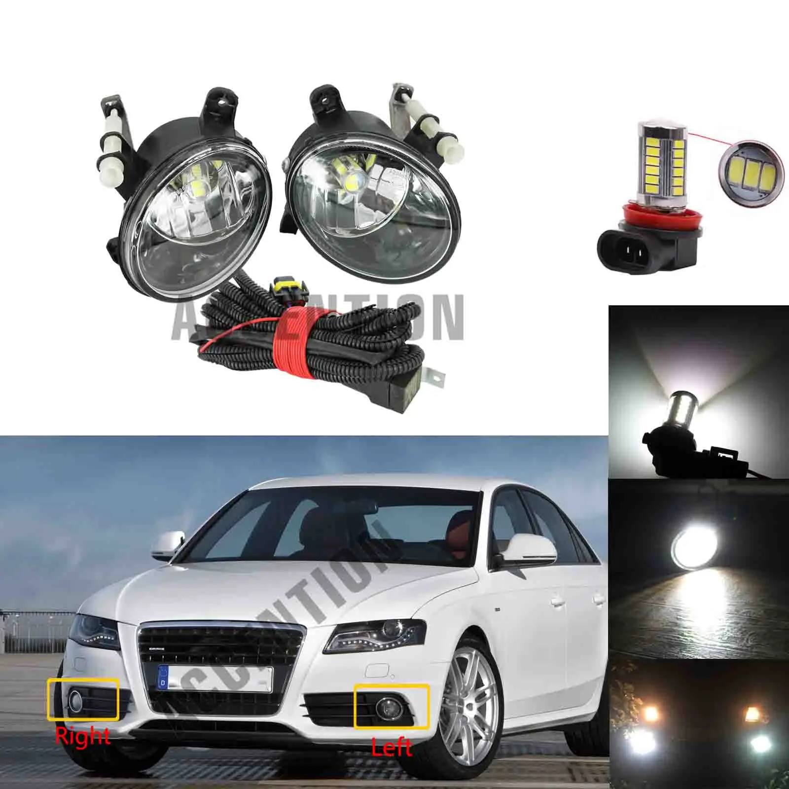 Для Audi A4 B8 S4 Allroad 2008 2009 2010 2011 2012 2013 2014 2015 автомобильный Стайлинг светодиодный