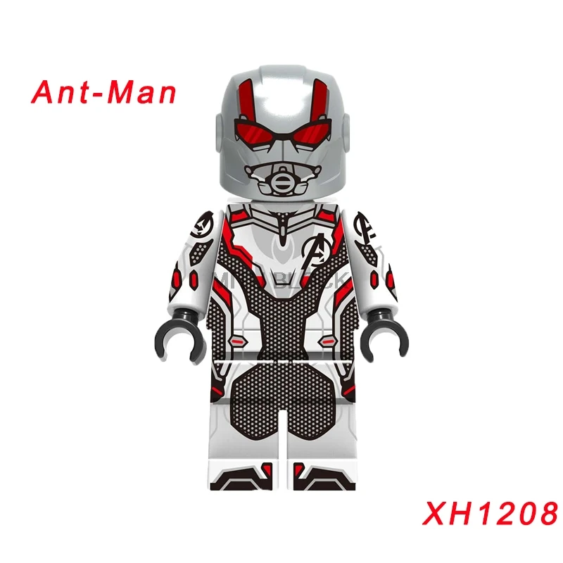 xh1208 Single Sale Avengers 4 End Game Space Suit With Micro Figures Tony Stark Thor Hawkeye For Children Toys Building Blocks - Цвет: xh1208