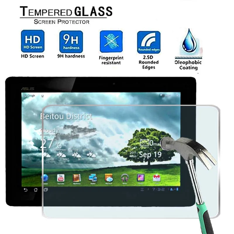 Ультрапрозрачное закаленное стекло для ASUS Transformer Pad TF300T 9H | Компьютеры и офис