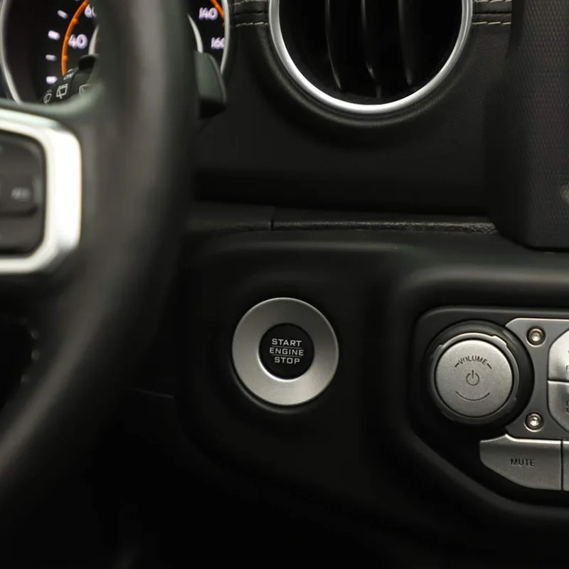 Кнопка запуска и остановки двигателя автомобиля крышка кнопки пуска старта для