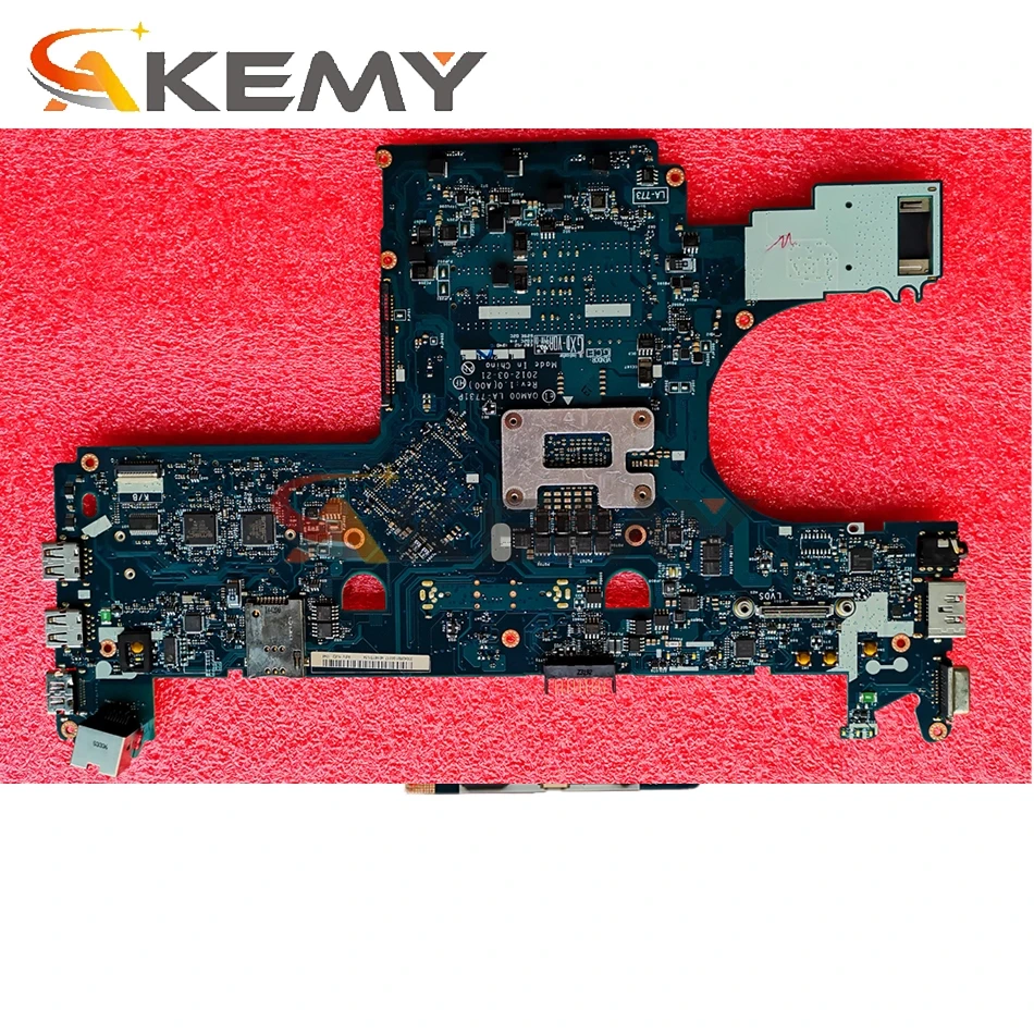 Akemy 0PR83X PR83X для DELL E6230 Материнская плата ноутбука LA-7731P I5-3320M DDR3L тестирование |