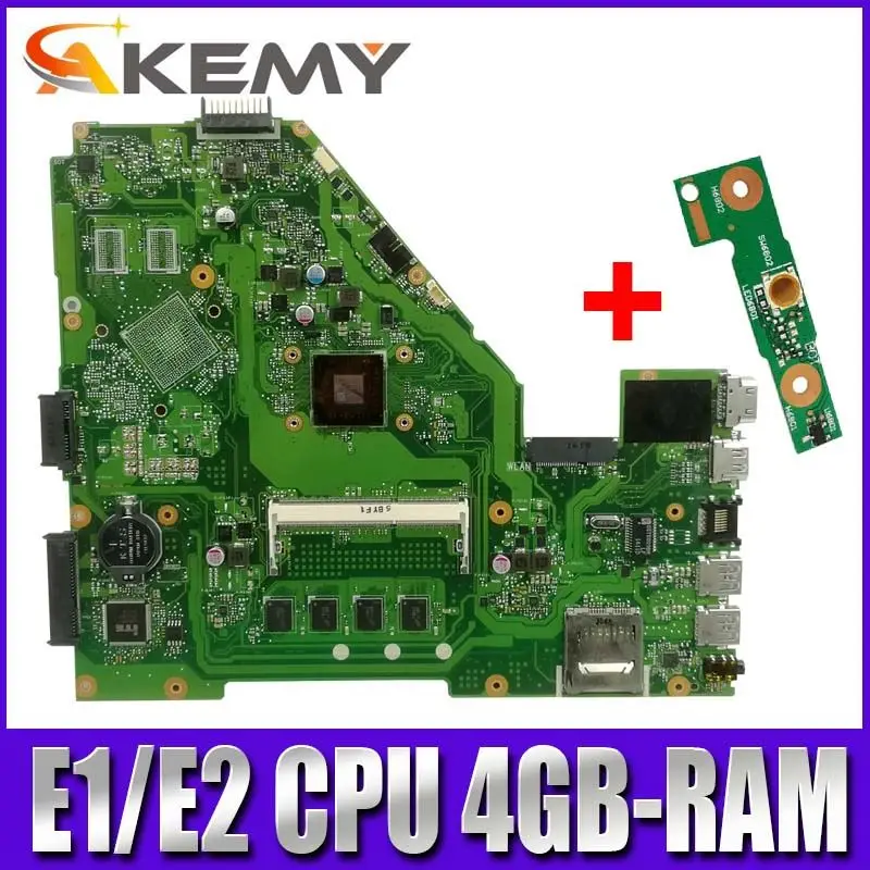 Материнская плата Akemy X550WA для ноутбука Asus X550WAK X550W X550WE X552E X550EP X550EA тестовая