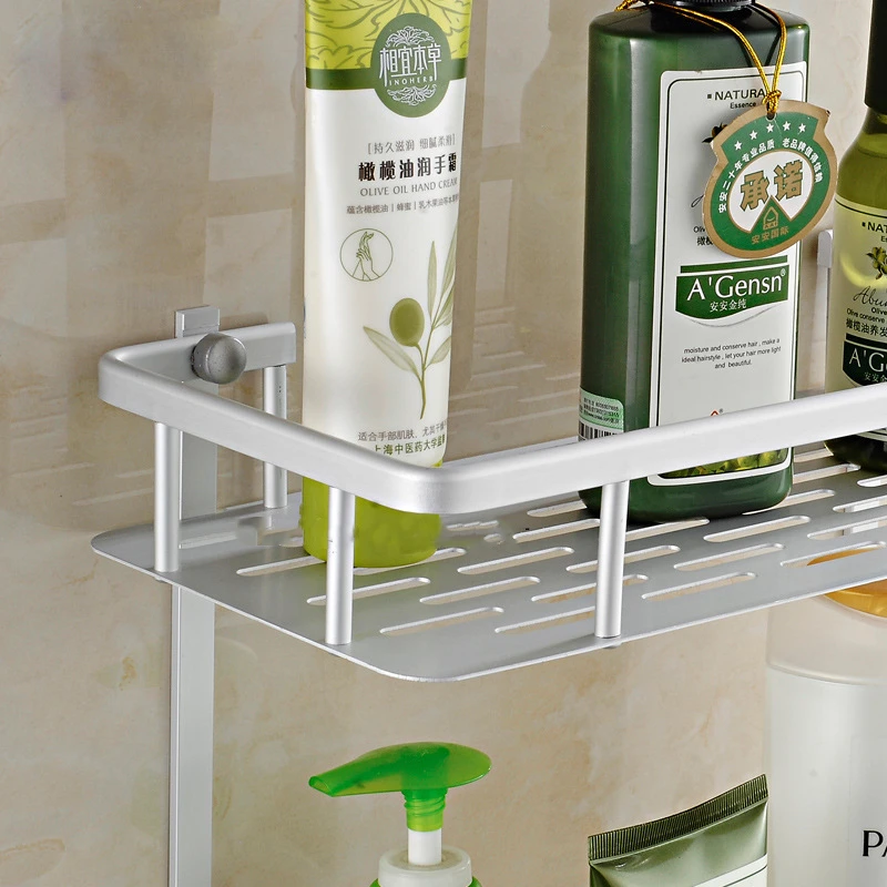 Полка для ванной комнаты аксессуары органайзер хранения шампуня мыла держатель