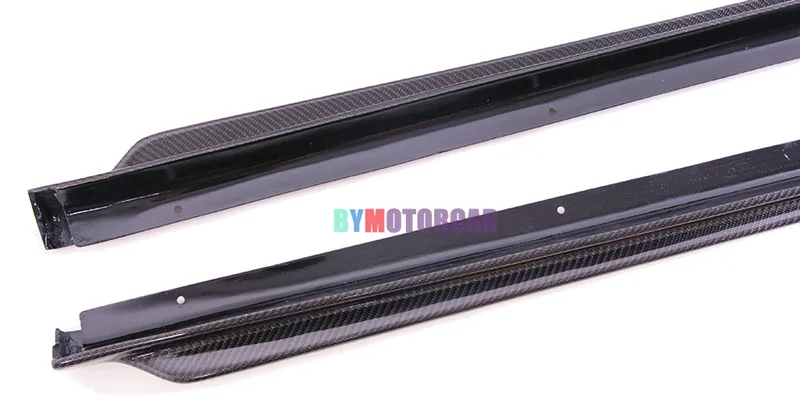 Боковые юбки из углеродного волокна в стиле 3 D подходят для BMW 5 Series F10 M Sport