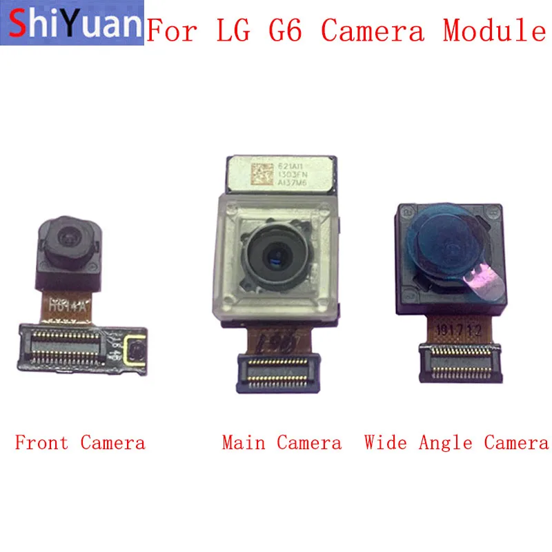 Back Rear Front Camera Flex Cable For LG G6 H870 Main Big Small Camera Wide Angle Module Repair Parts original for huawei nova plus nova smart camera back camera dual rear camera module big camera flex cable