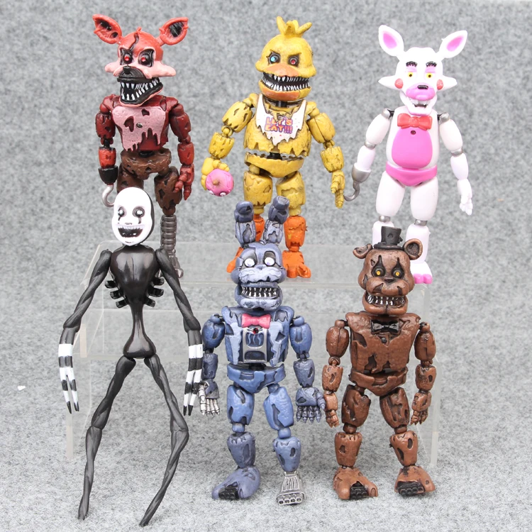 Экшн Фигурка пять ночей у Фредди 14 5 17 см ПВХ FNAF Бонни Фокси фазбер куклы игрушки