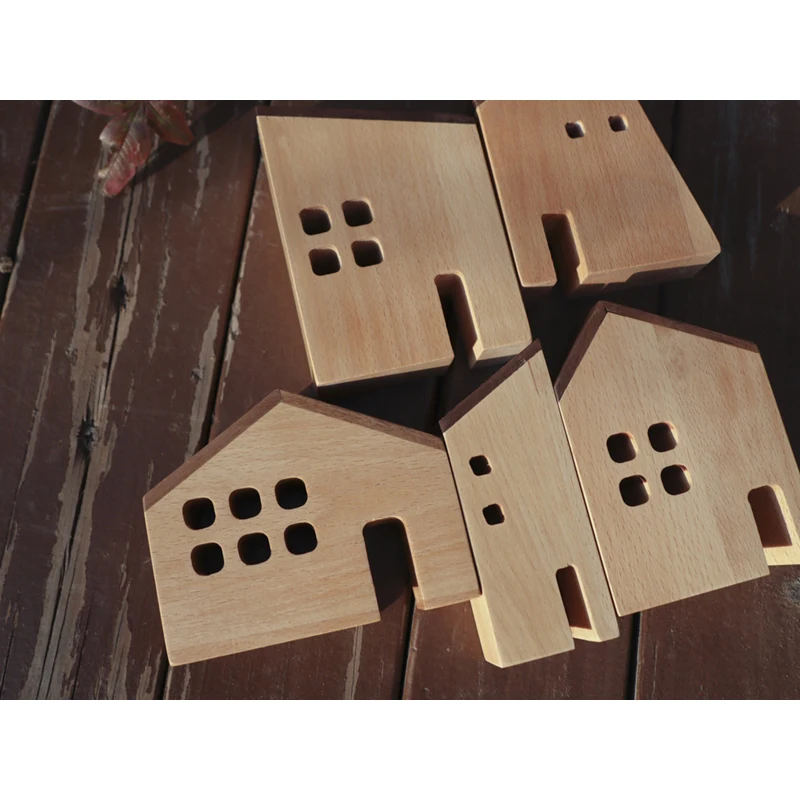 В японском стиле деревянный миниатюрное украшение для дома скандинавские