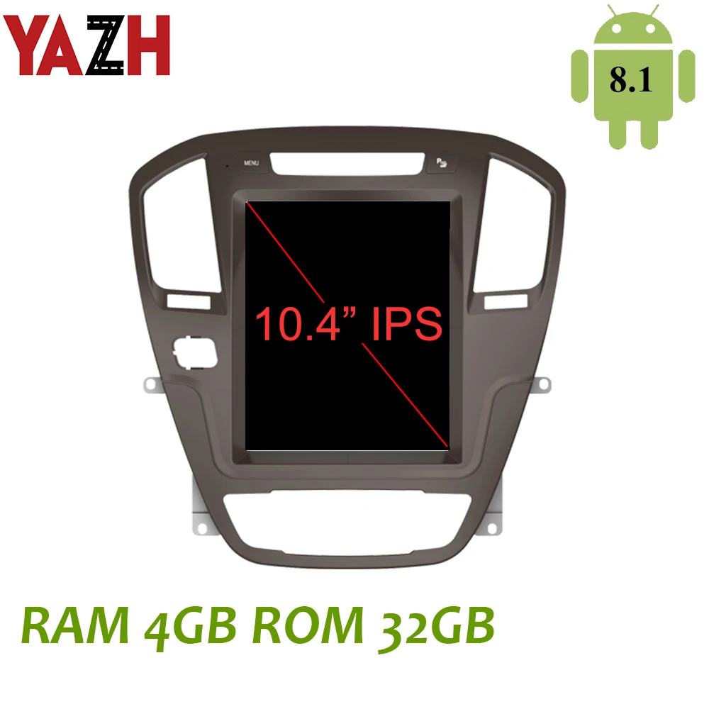 Автомобильный мультимедийный блок YAZH Android 8 1 OS для Vauxhall Opel Insignia / Buick greal 2009 2010 2011 2012