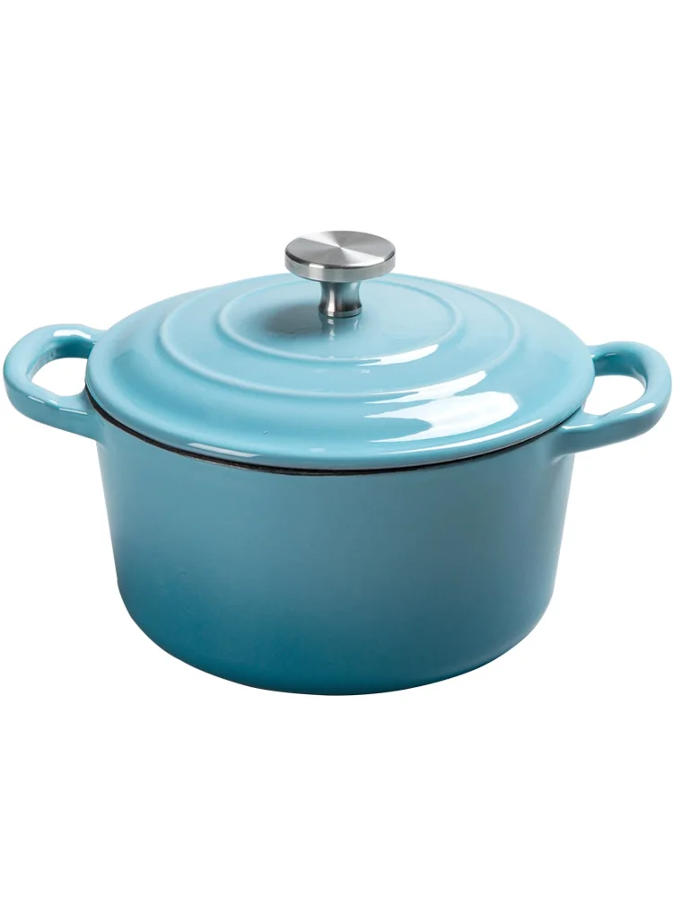 

Small Stew Household Cast Iron Soup Pot Enamel Non Stick Pot Baby Casserole Combination Pot Sartenes Kitchen Cookware Eg50tg
