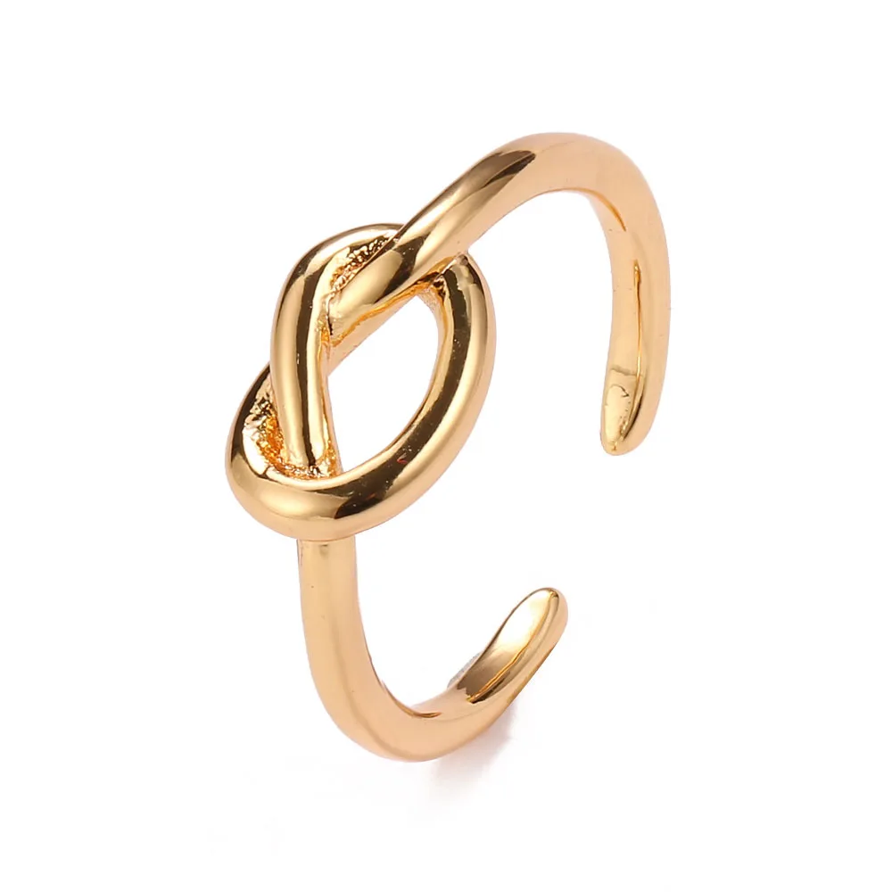 HONGHONG женское кольцо с бантом простое геометрическим рисунком