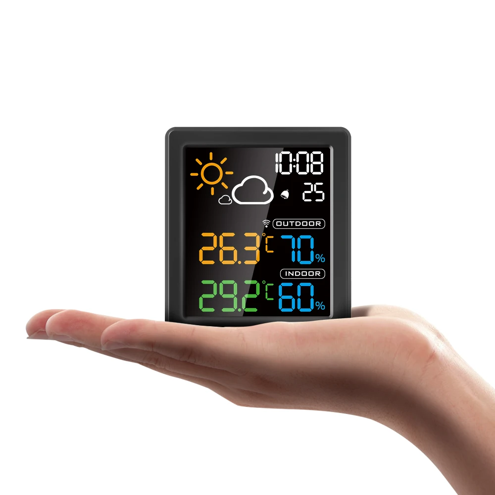 Digoo DG-TH1981 открытый цифровой LCD гигрометр термометр Погодная станция Беспроводной