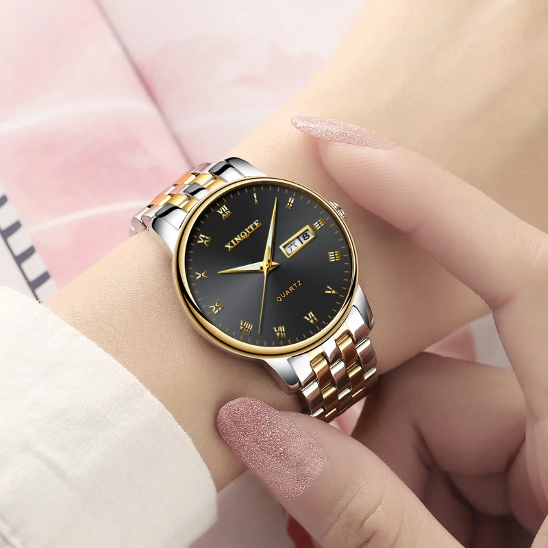 Новинка 2019 золотые часы женские креативные стальные часы-браслет Relogio Feminino Montre