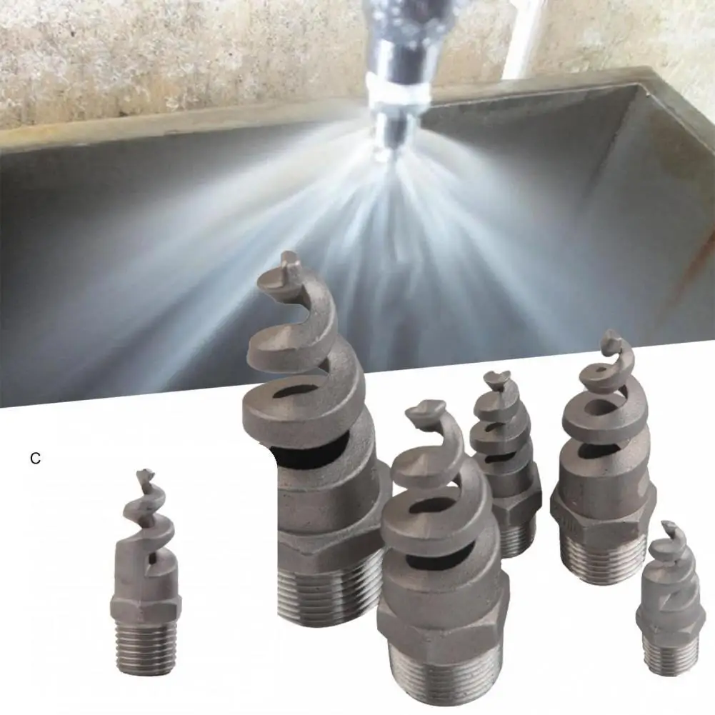 Спиральная конусная насадка прочная твердая наружная резьба спиральная