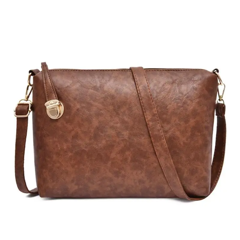6 шт./компл. Женские Простые однотонные сумки на плечо женский широкий из искусственной кожи вместительные сумки через плечо женский клатч