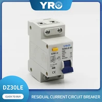 disyuntor de corriente residual dz30le dpnl 230v 1p n 40a 63a con protecci%c3%b3n contra fugas de corriente excesiva y corta rcbo m