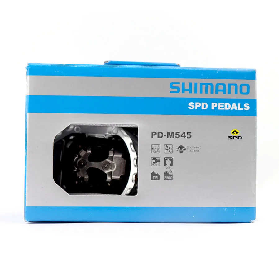 SHIMANO PD-M545 SPD педали MTB Горный XC Clipless велосипед вкл SM-SH51 затычки горный велосипед Педальная коробка