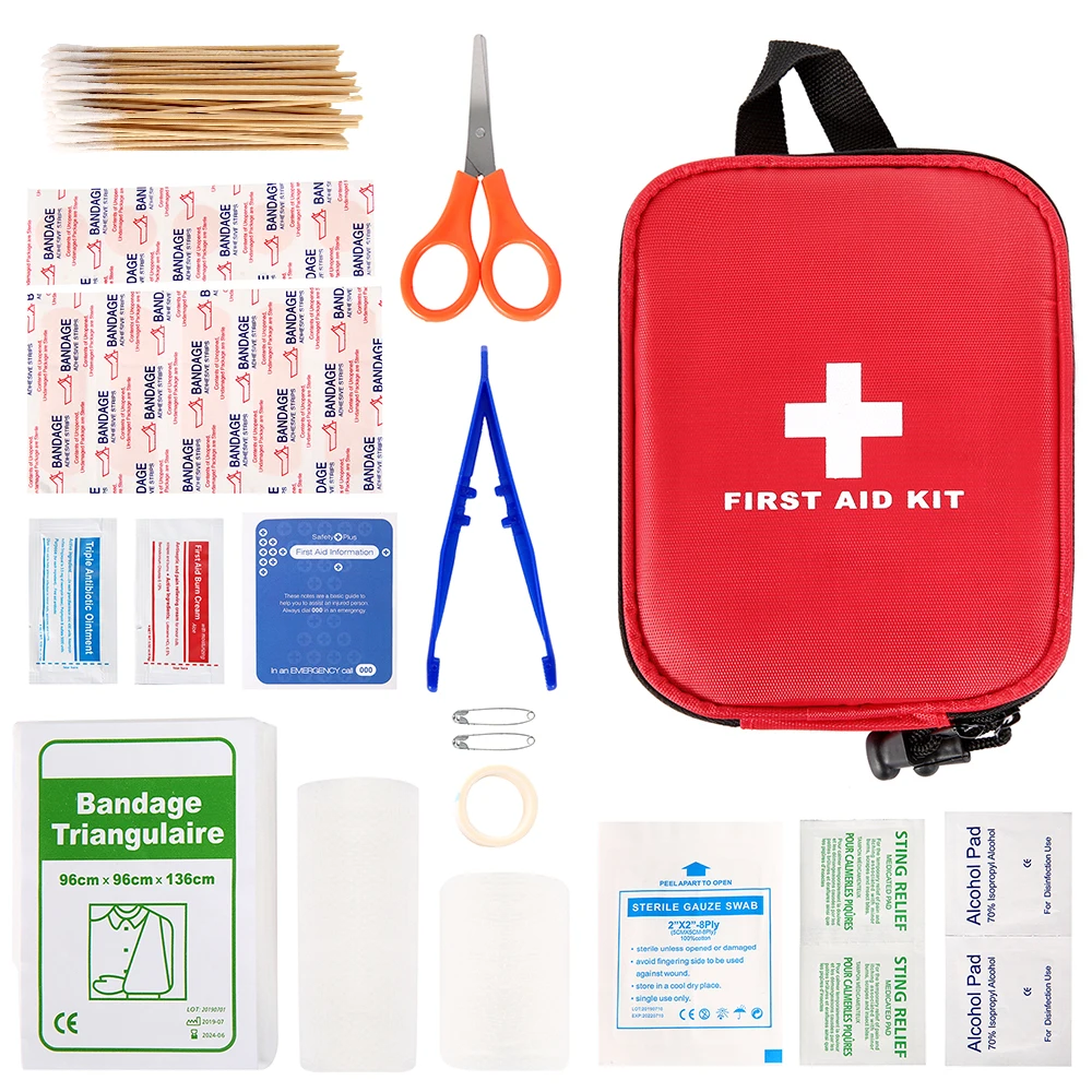 

Portable 100 180 Pcs Emergency Survival Set First Aid Kit for Medicines Outdoor Camping Hiking Medical Bag Emergency Handbag