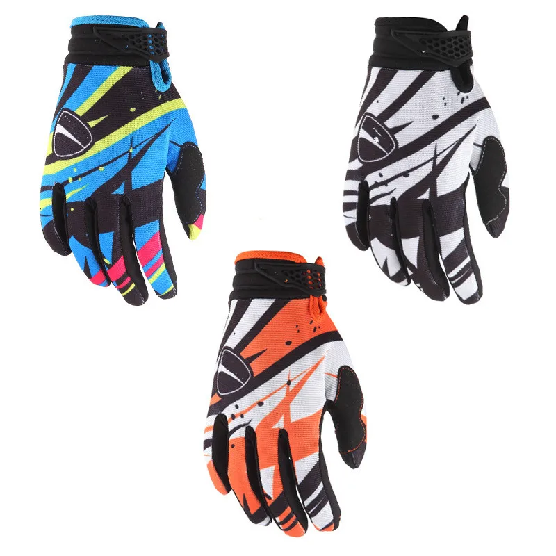 

Mountain Cycling Bike Riding Gloves Full Finger Non-Slip Gloves Off-Road Motorcycle Locomotive Gloves Universal Washable