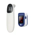 Инфракрасный термометр для измерения температуры цифровой Дисплей Бесконтактный Температура метр и измерять кровяное давление кислорода оксиметра импа Ульс перста зажим монитор сердечного ритма