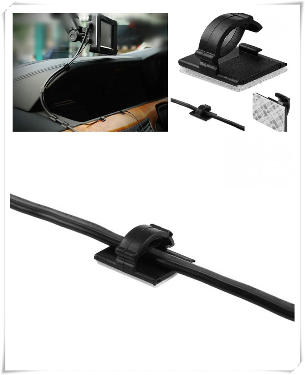 30 шт. автомобильные вспомогательные зажимы для крепления проводов | Автомобили и