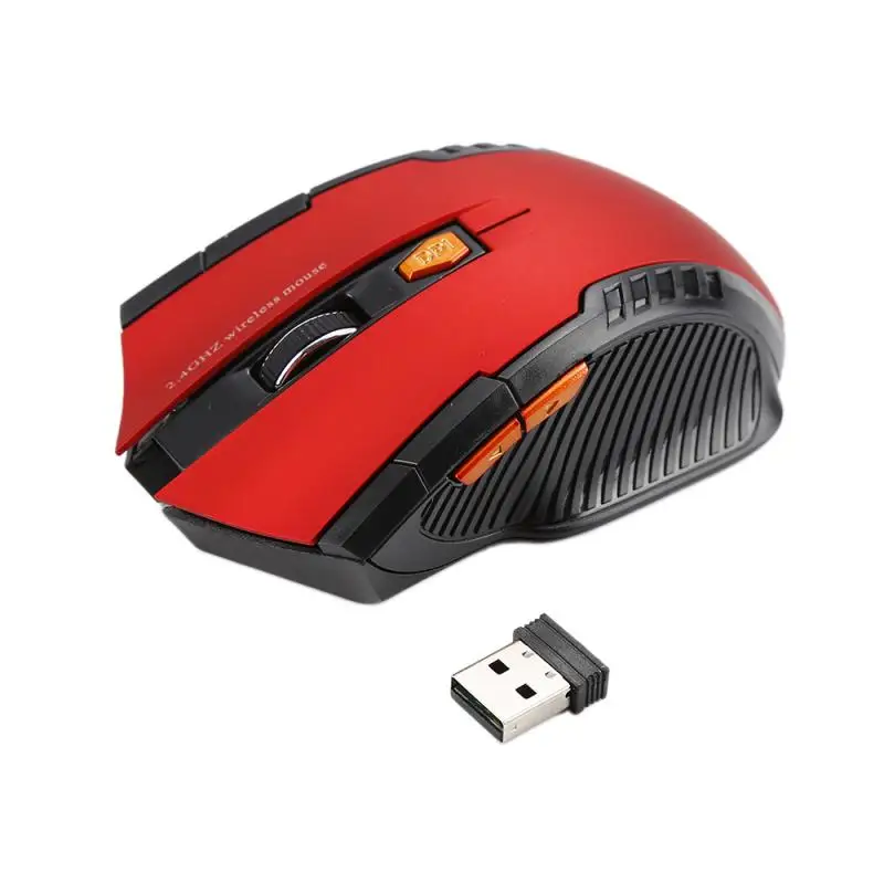 

HOT SALE ! 2.4GHz Wireless Optical 1600DPI Mouse Gamer New Game Wireless Mice With USB Receiver Mause For PC Gaming Laptops