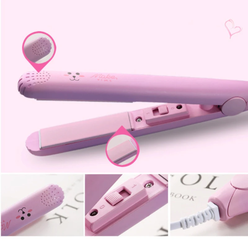 Новинка мини выпрямитель для волос машинка стрижки щипцы завивки вьющихся