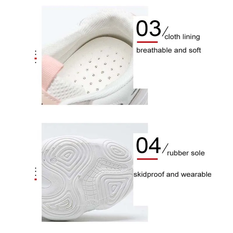 Xiaying Smile Spring Autumn NEW arrival Running Shoes Female Sports Shoes lace up footwear Outdoor walking Shoes women  Sneakers