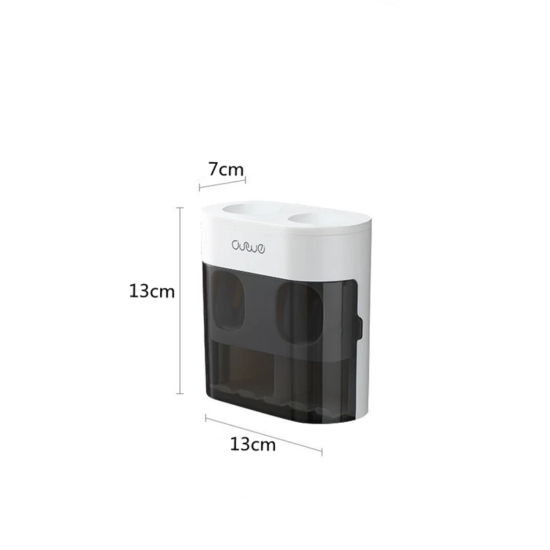 

Wall Mounted Self-adhesive Toothpaste Squeezers Toothbrush Holder for Automatic Tooth Paste Squeeze Dispenser Bathroom Supplies