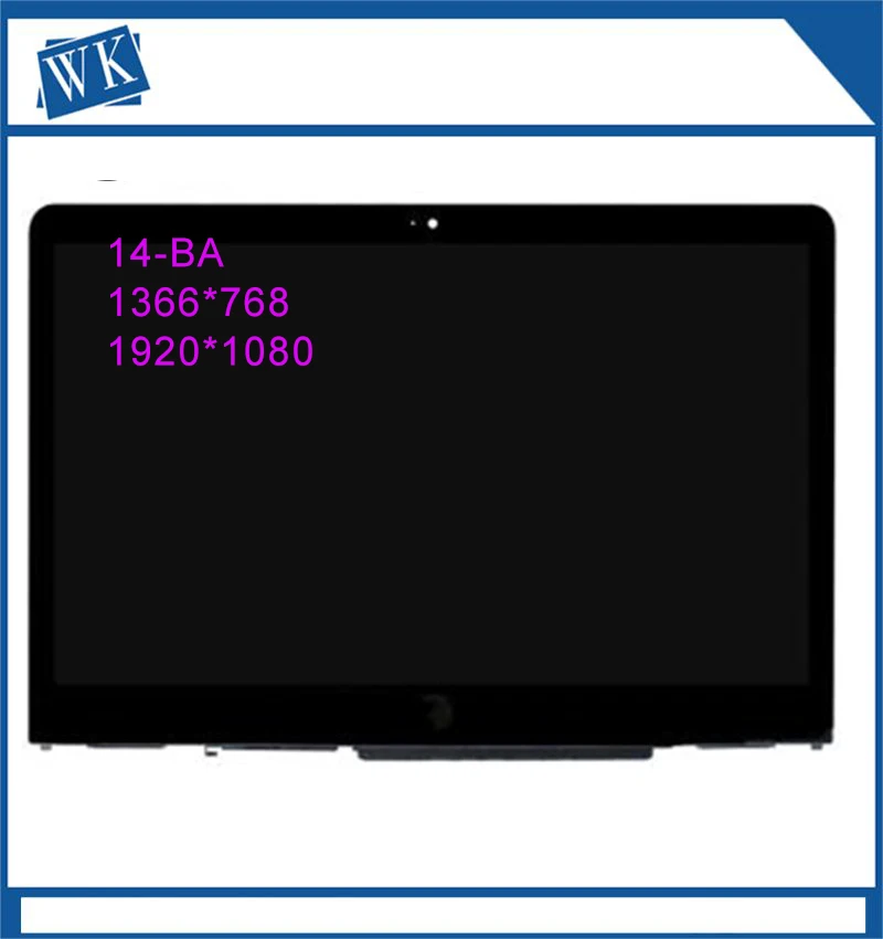 

14.0" LCD For HP Pavilion X360 14-ba 14-ba006ns 14-BA105ni 14-ba105na 14-ba114tu Display Touch Screen Glass Assembly+Frame