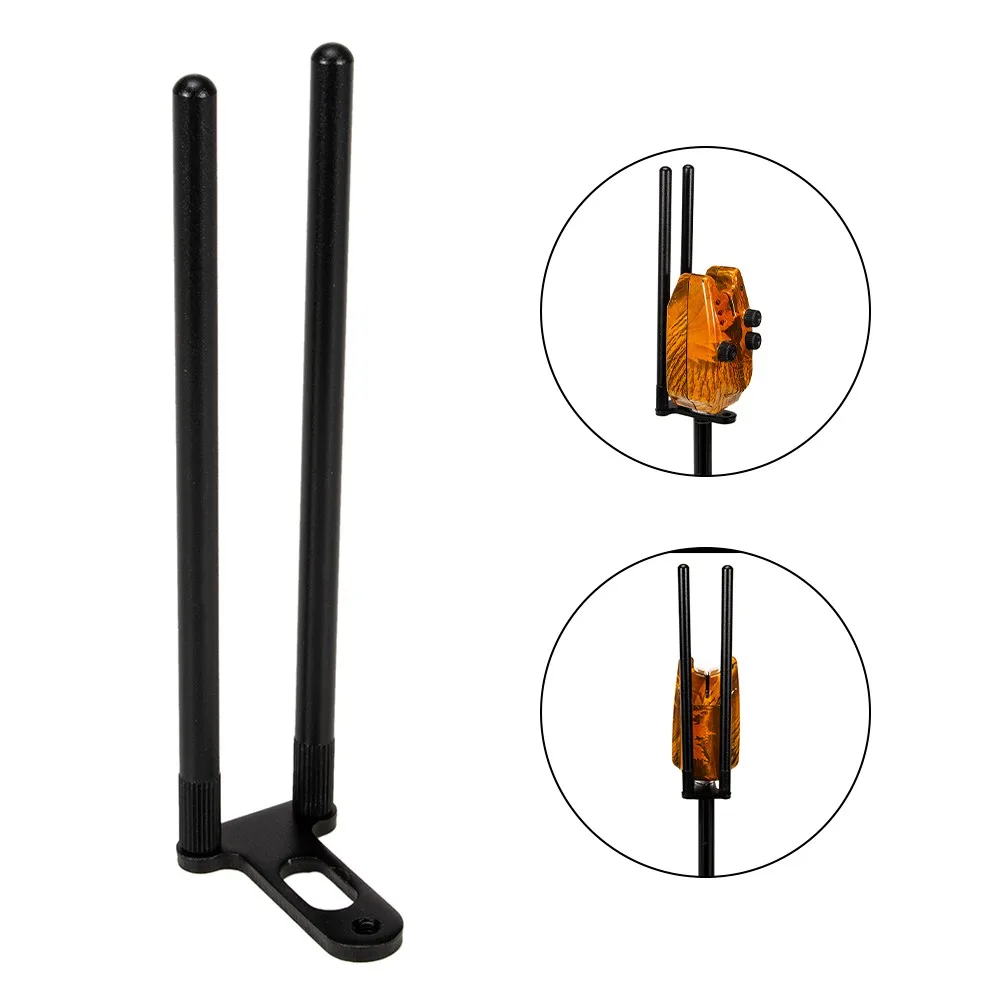 1pc Carp Fishing Snag Bars Ears Aluminium Alloy For Bite Alarms Windproof Windshield Anti Falling Snag Bar Carp Fishing Tackle