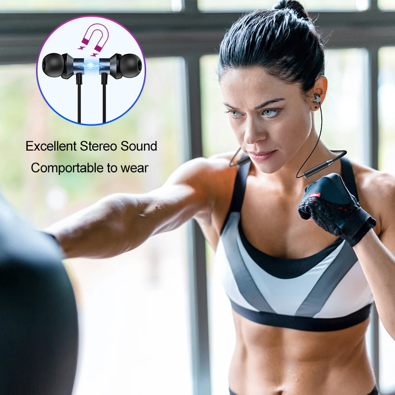 Doboss Беспроводная Bluetooth спортивная Гарнитура 5 0 HiFi стерео Внутриканальные